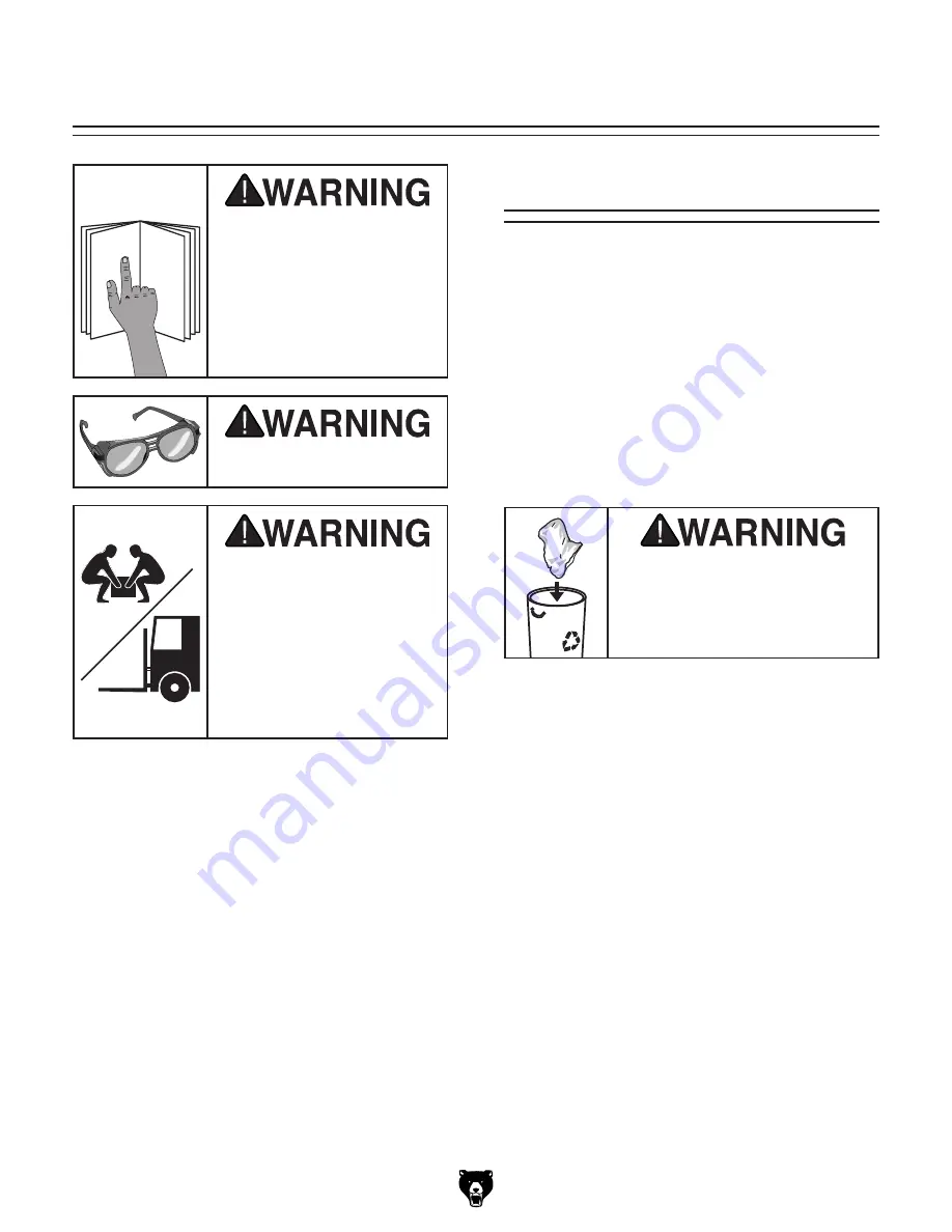 Grizzly G0524 Owner'S Manual Download Page 16