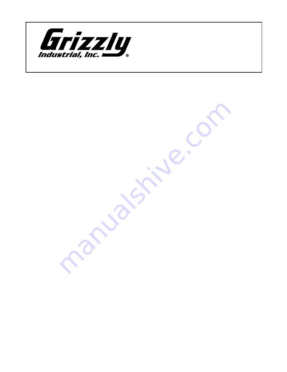 Grizzly G0543 Instruction Sheet Download Page 63