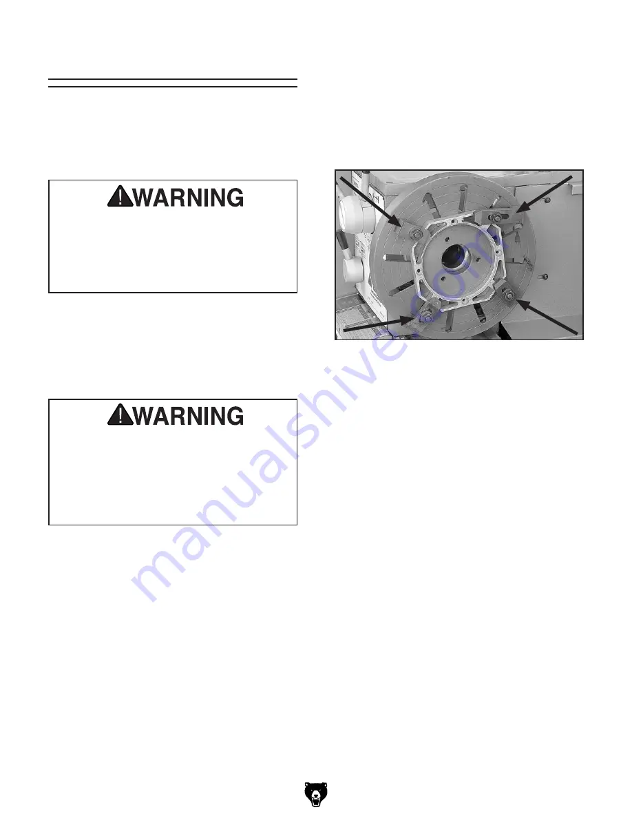 Grizzly G0554Z Owner'S Manual Download Page 31