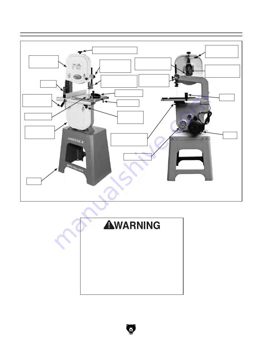 Grizzly G0555LA35 Manual Download Page 17