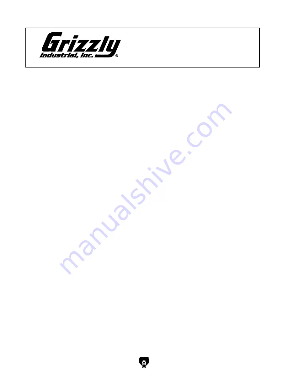 Grizzly G0555LA35 Manual Download Page 18