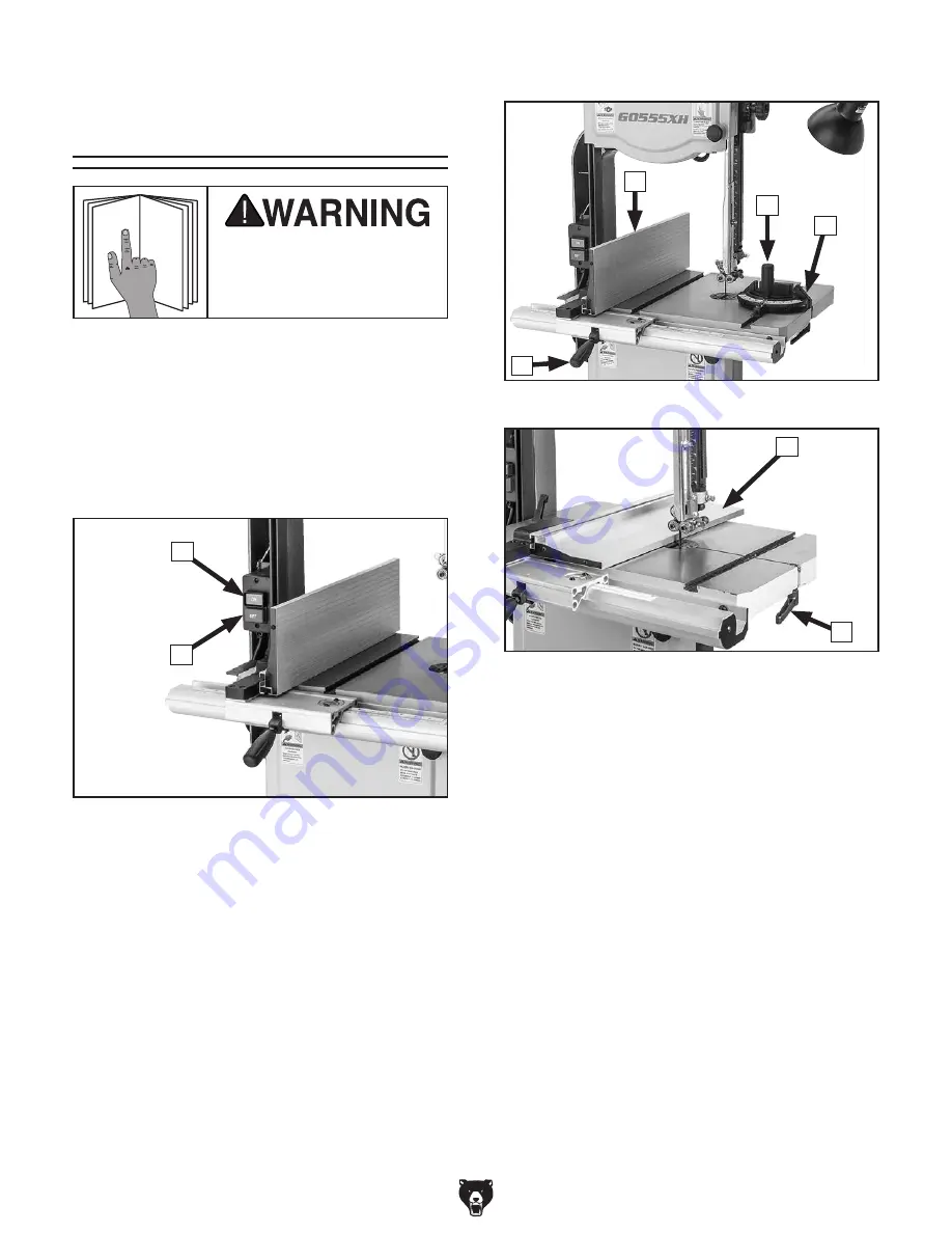 Grizzly G0555XH Owner'S Manual Download Page 6