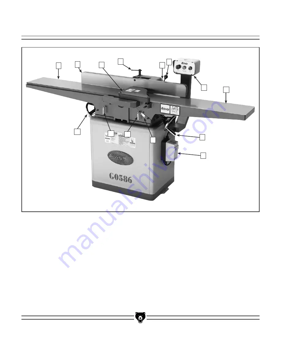 Grizzly G0586 Instruction Manual Download Page 7