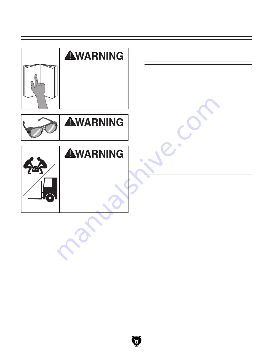 Grizzly G0634X Owner'S Manual Download Page 17