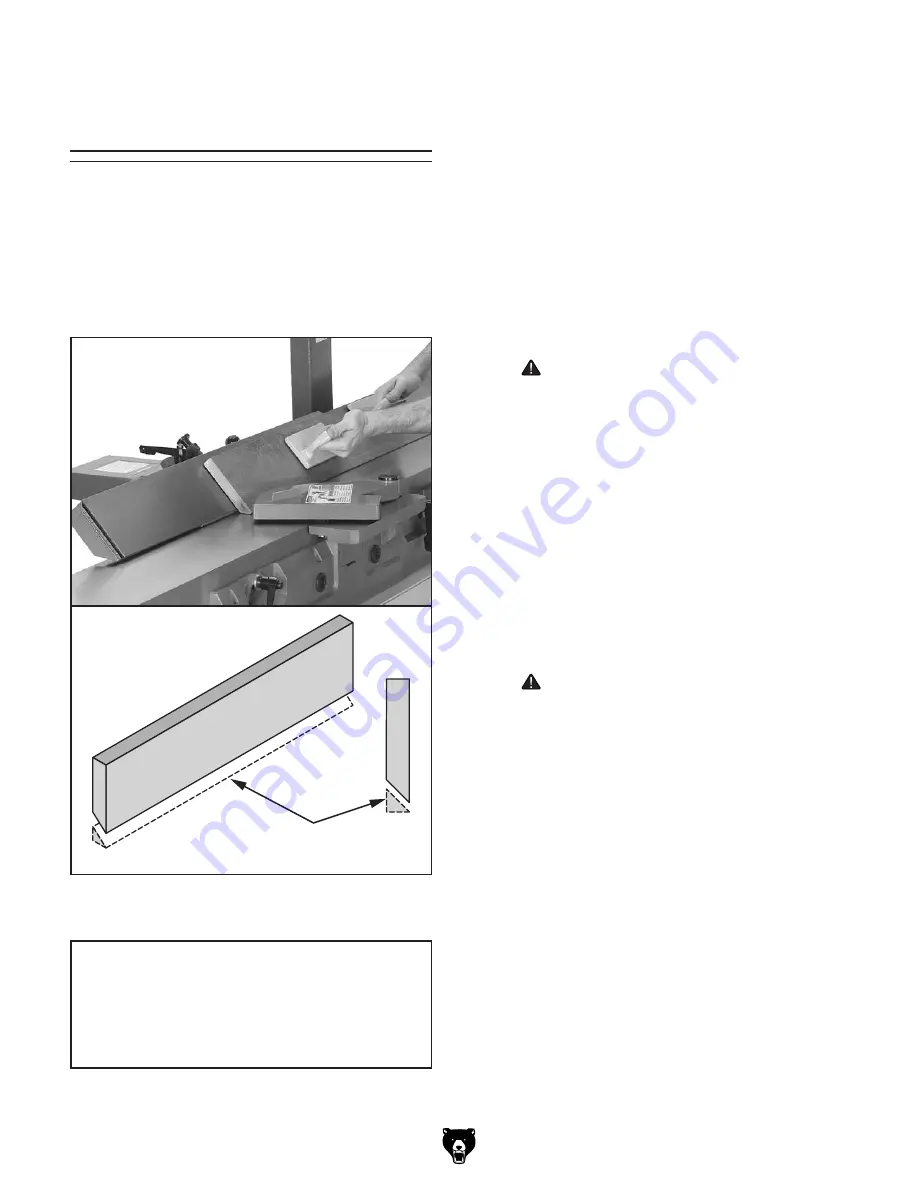 Grizzly G0634X Owner'S Manual Download Page 33