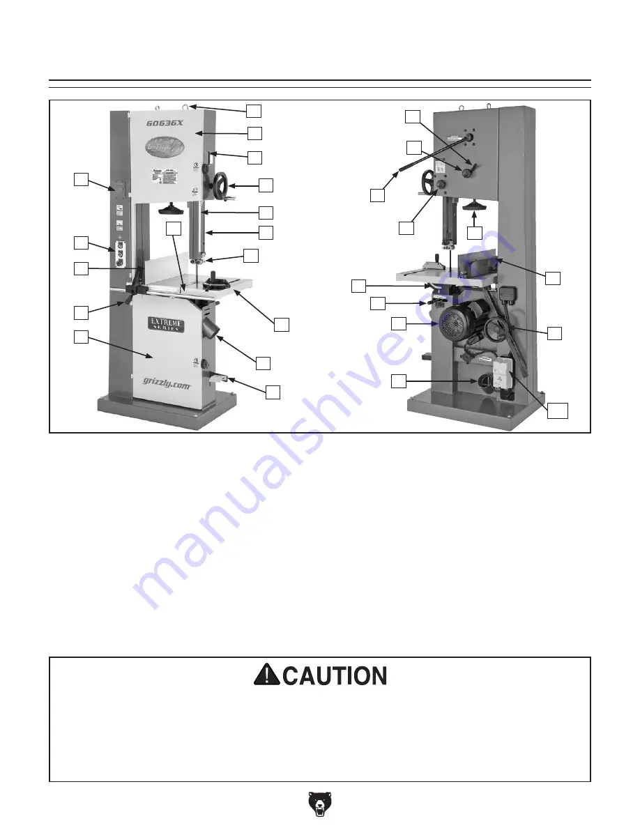 Grizzly G0636X Owner'S Manual Download Page 7