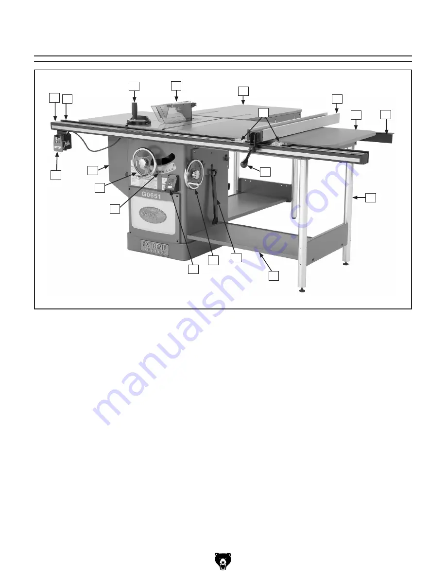 Grizzly G0651 Owner'S Manual Download Page 9