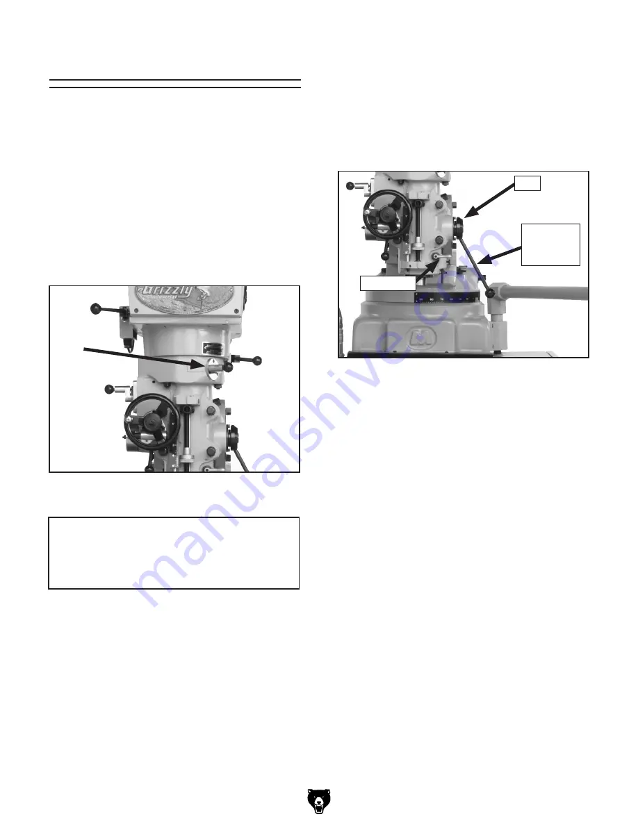 Grizzly G0669X Owner'S Manual Download Page 33