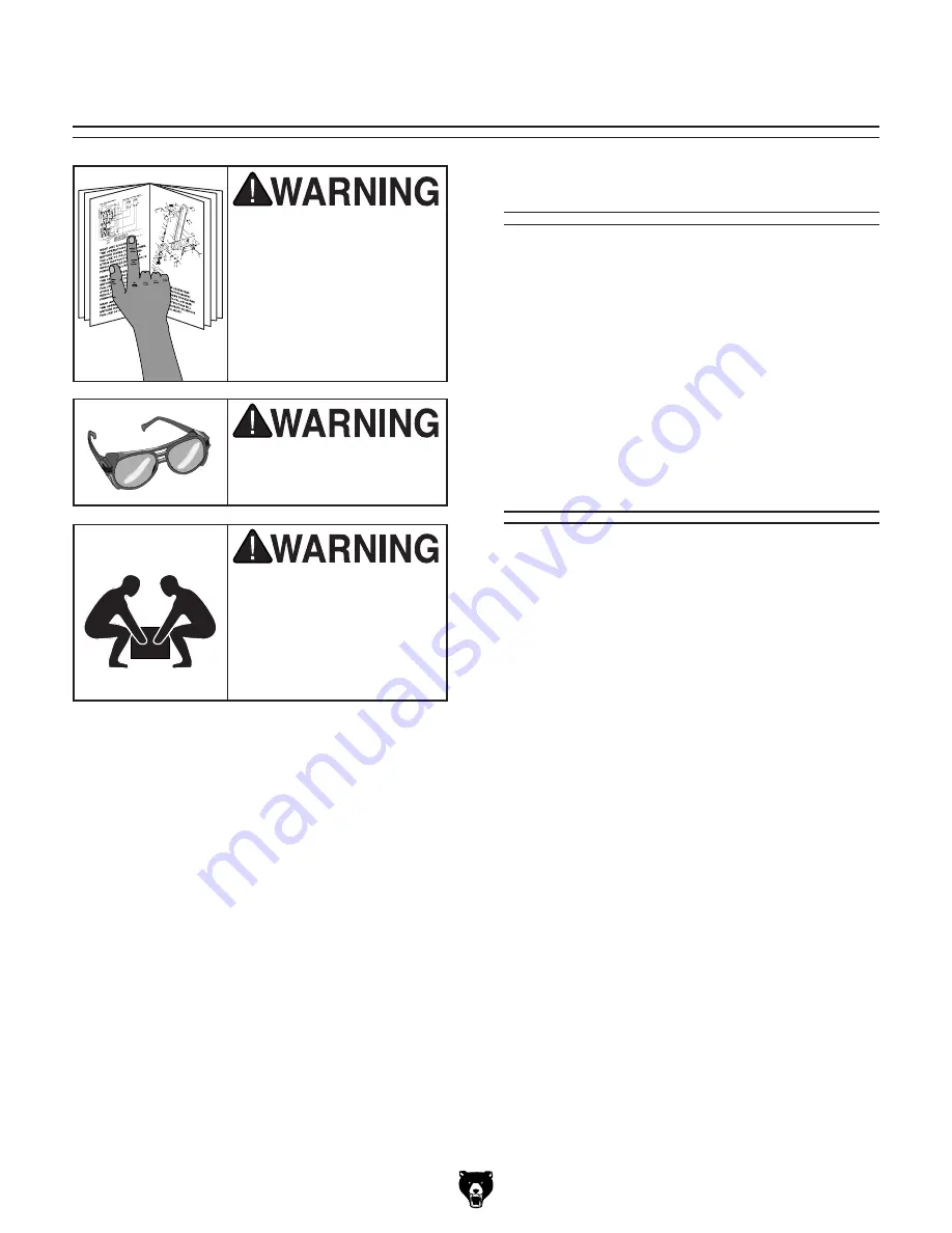 Grizzly G0719 Owner'S Manual Download Page 13