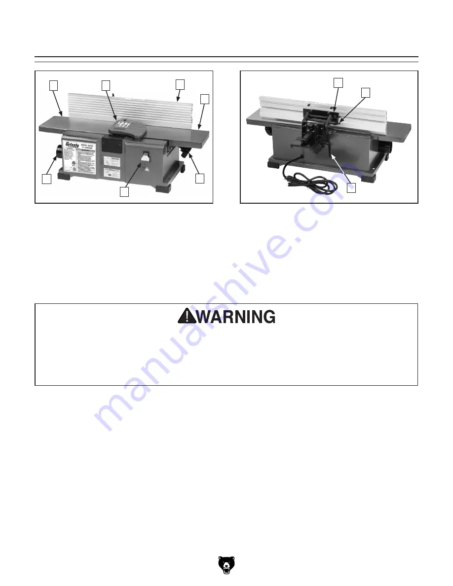 Grizzly G0725 Owner'S Manual Download Page 5