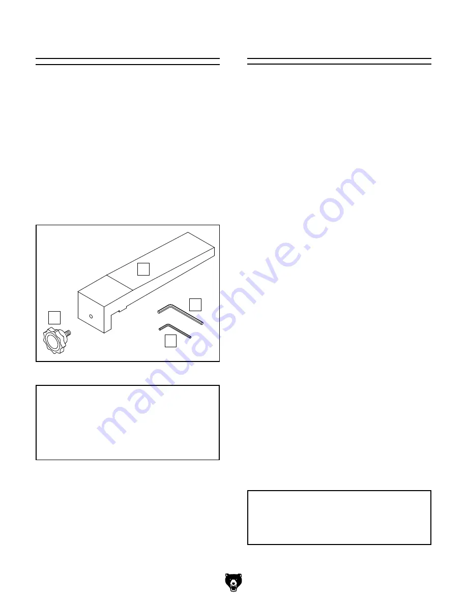 Grizzly G0736 Owner'S Manual Download Page 17