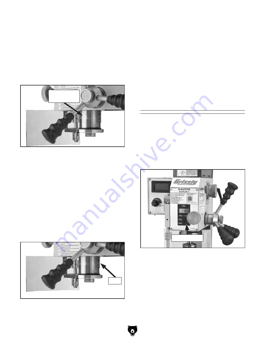 Grizzly G0758 Owner'S Manual Download Page 33