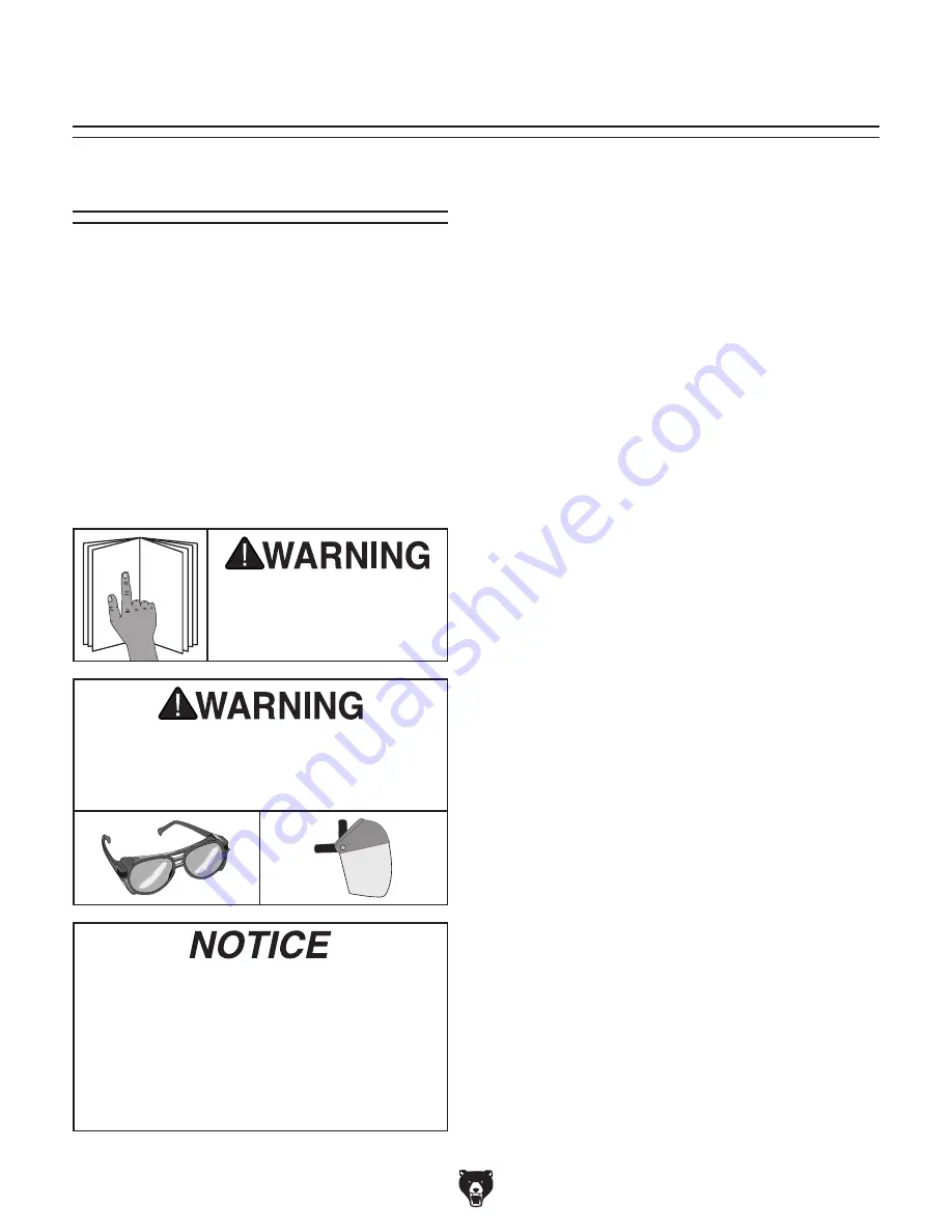 Grizzly G0761 Owner'S Manual Download Page 22