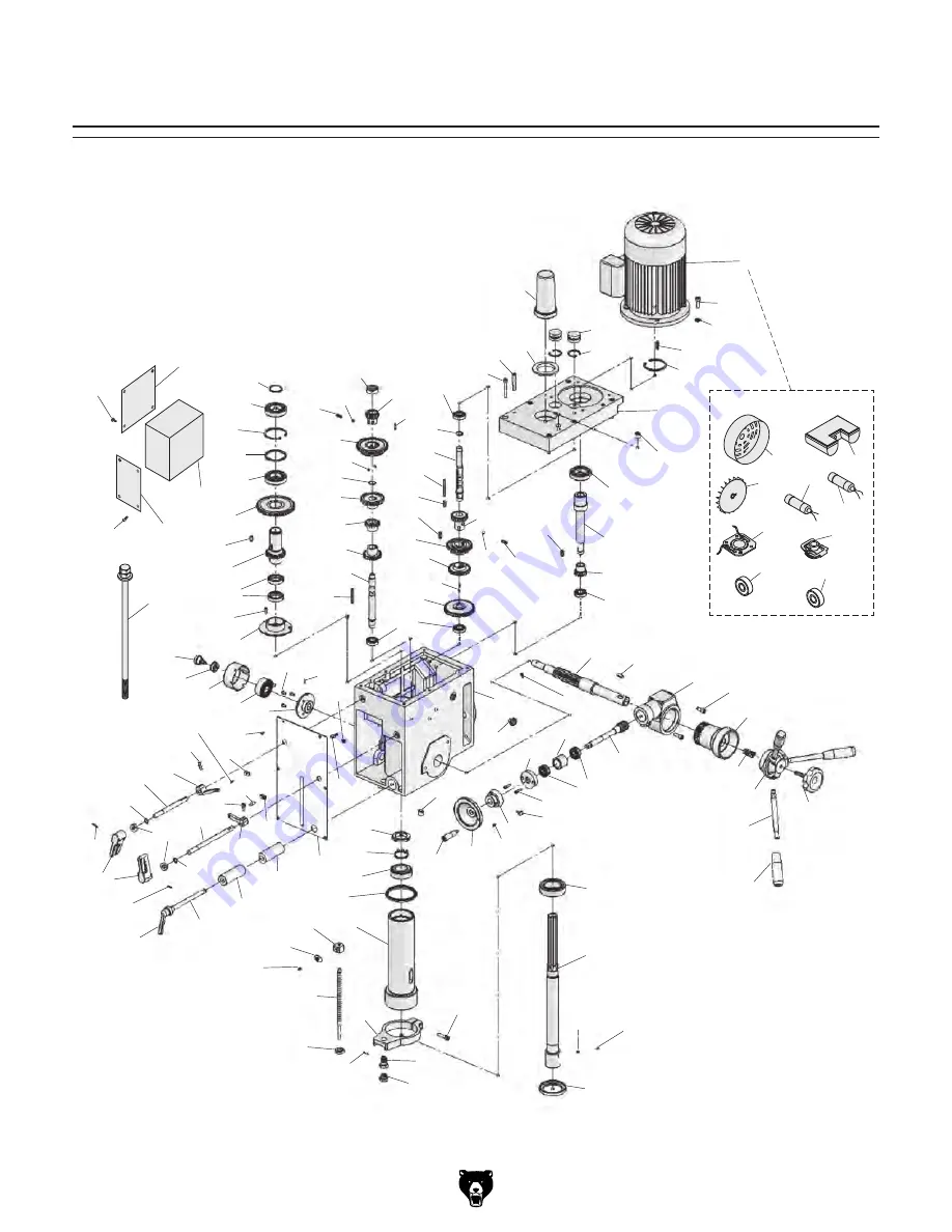 Grizzly G0761 Owner'S Manual Download Page 45