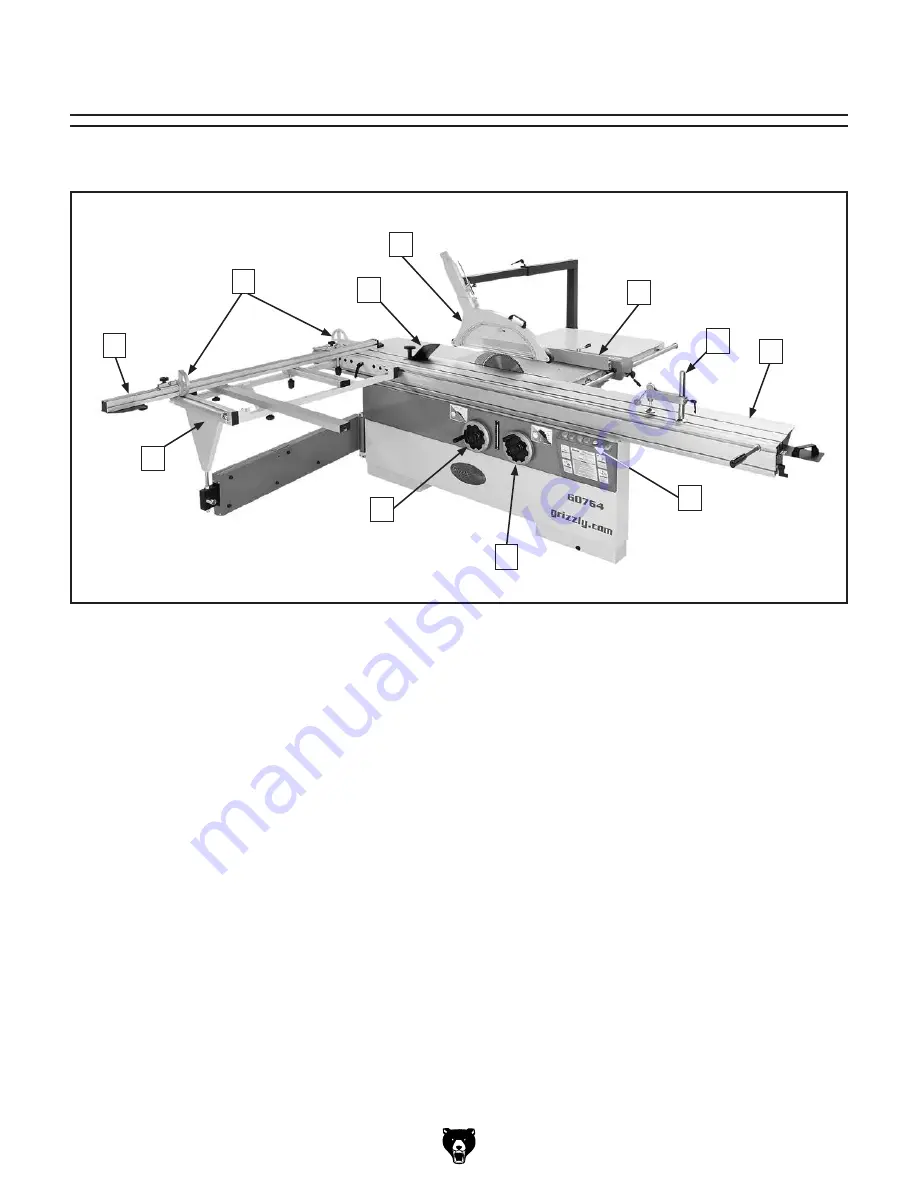 Grizzly G0764 Owner'S Manual Download Page 6