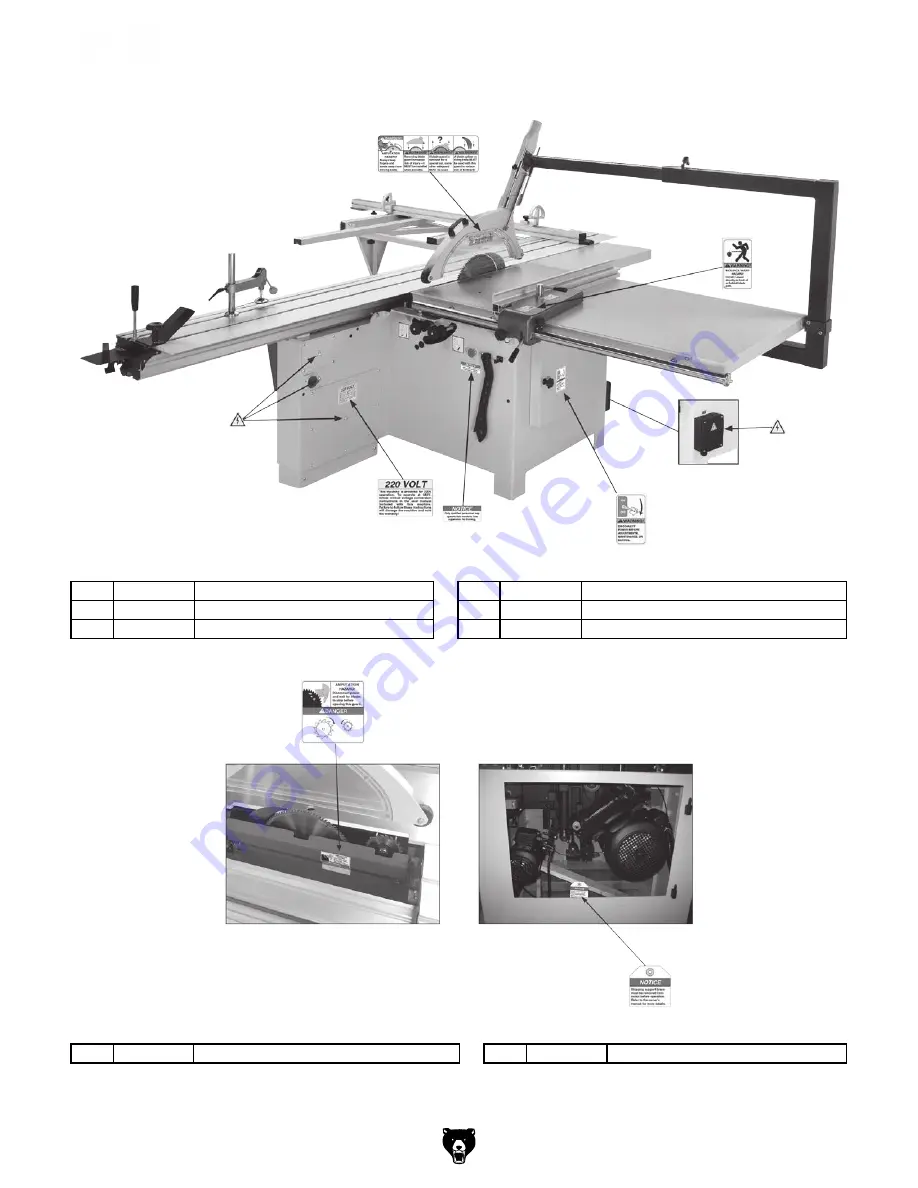 Grizzly G0764 Owner'S Manual Download Page 120