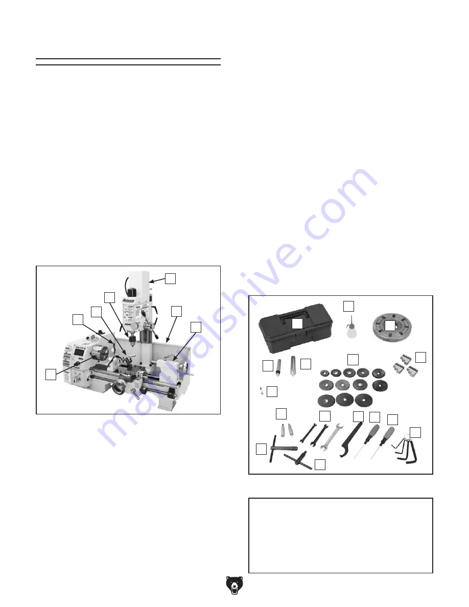 Grizzly G0768 Owner'S Manual Download Page 27