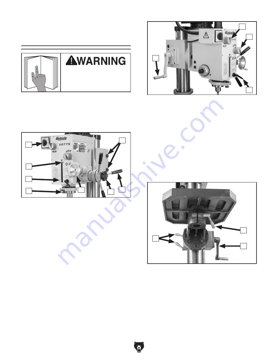 Grizzly G0779 Owner'S Manual Download Page 6