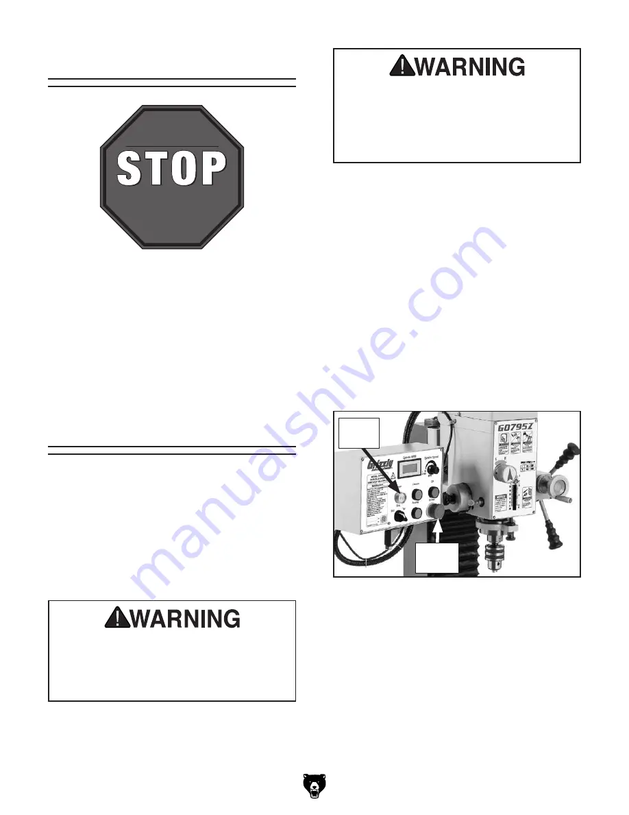 Grizzly G0795Z Скачать руководство пользователя страница 19