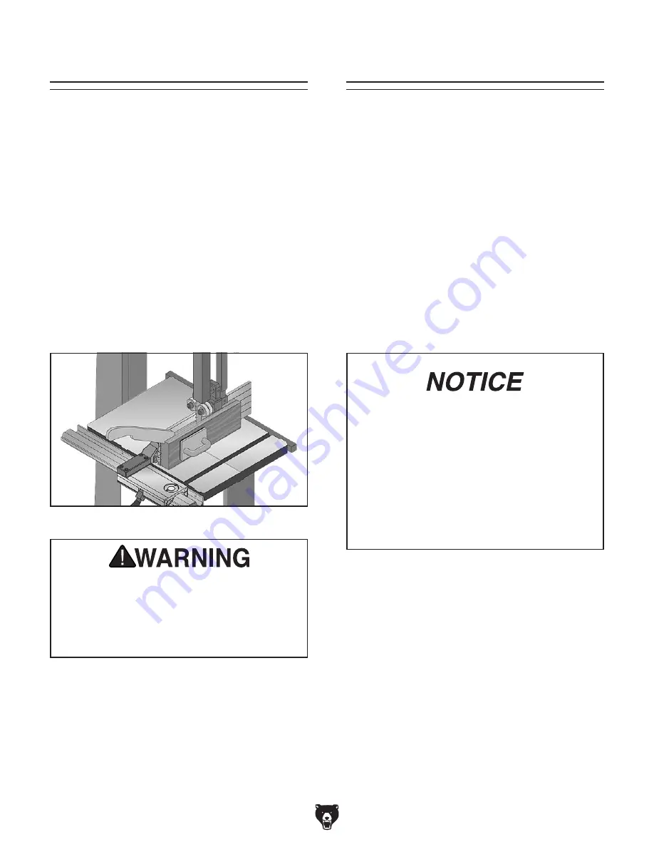 Grizzly G0803Z Owner'S Manual Download Page 36