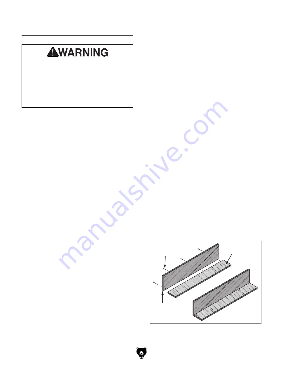 Grizzly G0820 Owner'S Manual Download Page 61