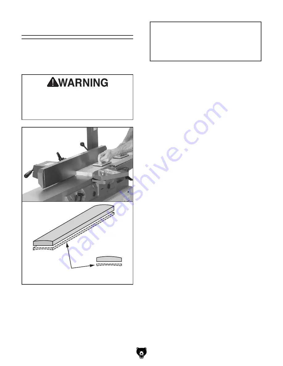 Grizzly G0834 Owner'S Manual Download Page 27