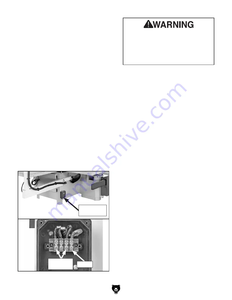 Grizzly G0853 Owner'S Manual Download Page 46