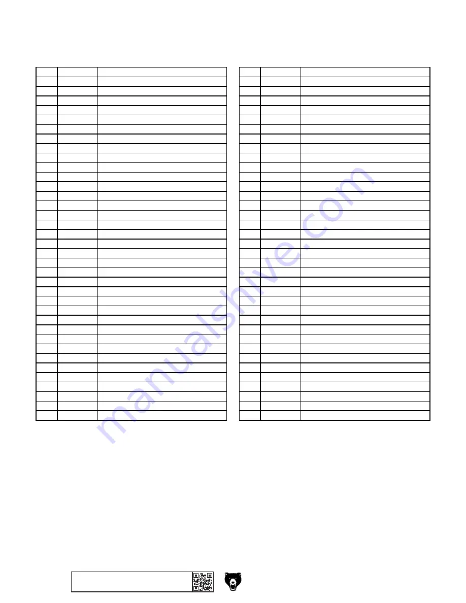 Grizzly G0853 Owner'S Manual Download Page 124