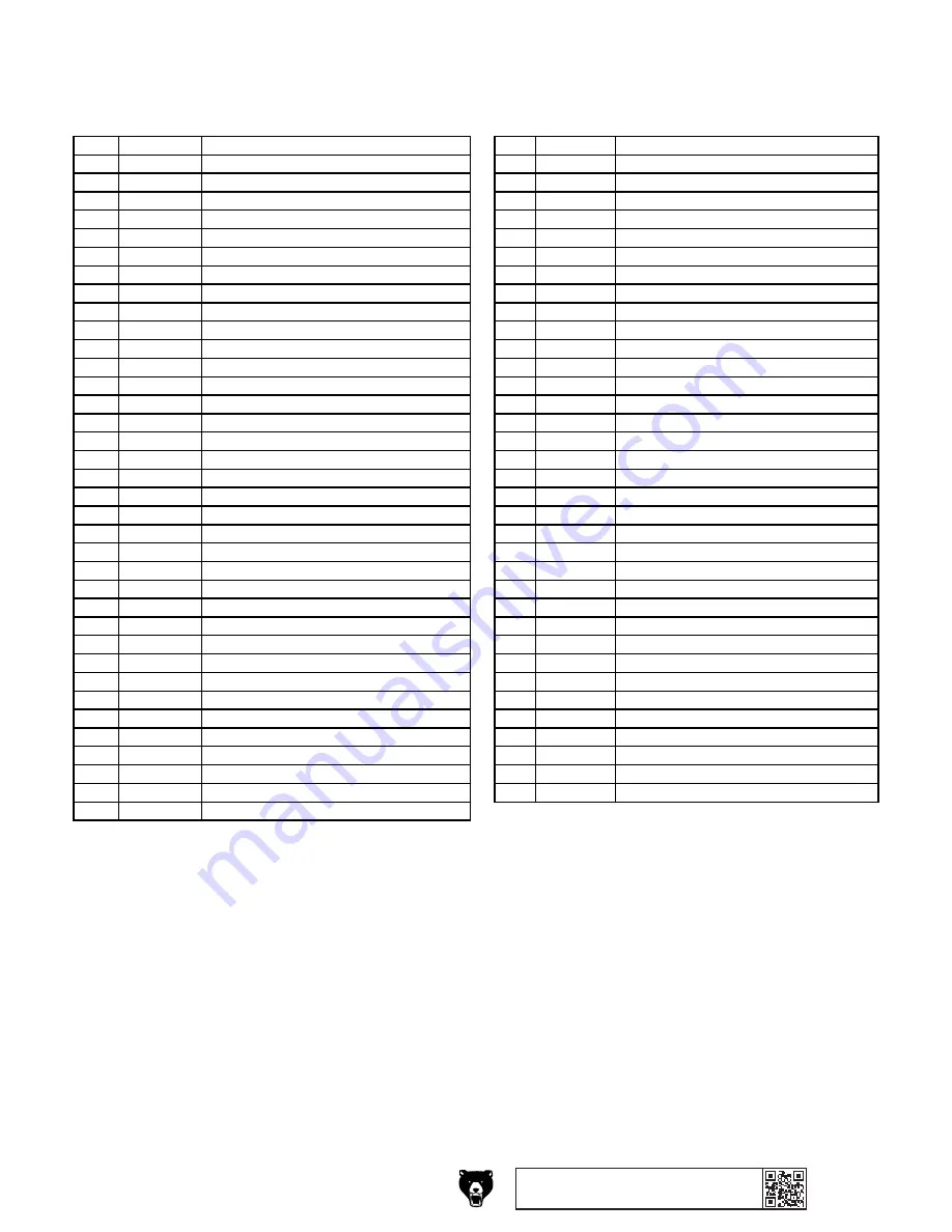 Grizzly G0853 Owner'S Manual Download Page 129