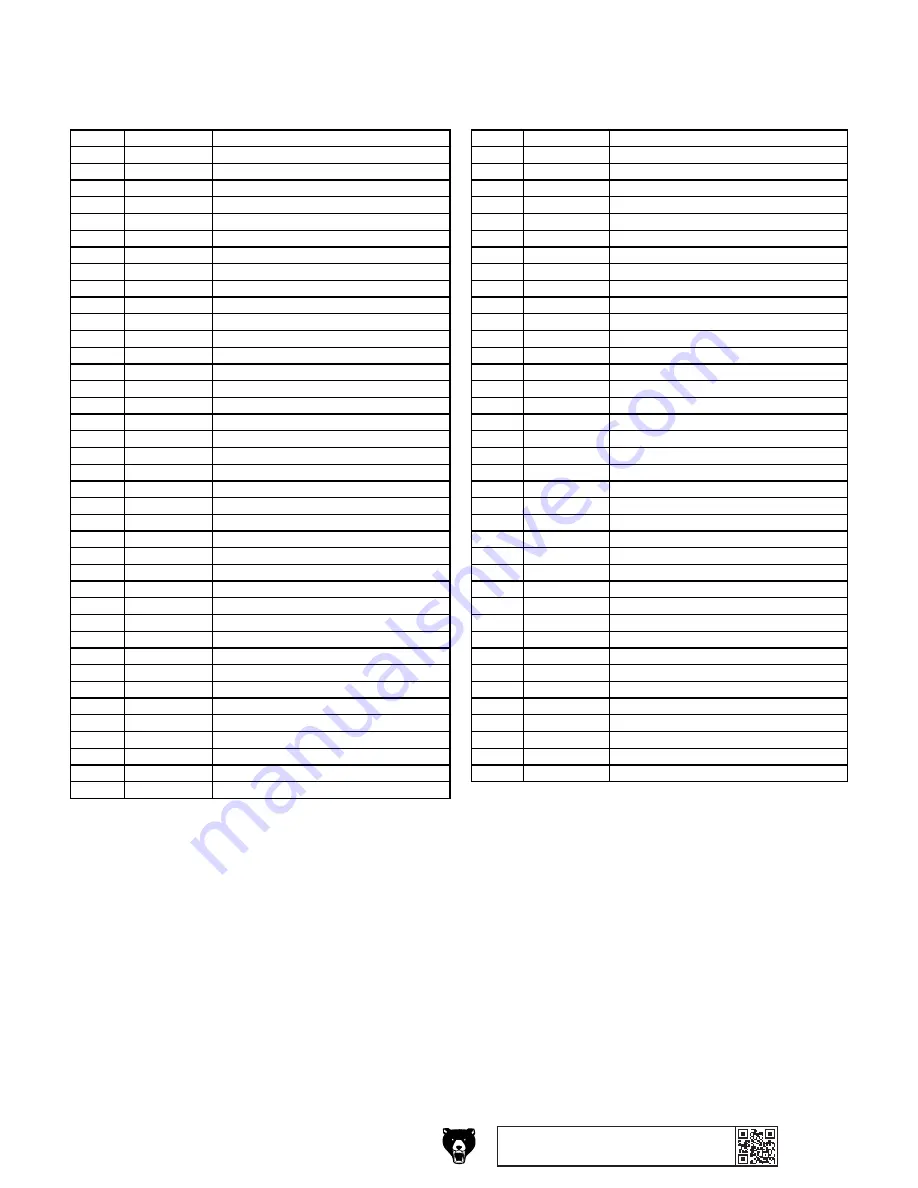 Grizzly G0853 Owner'S Manual Download Page 135