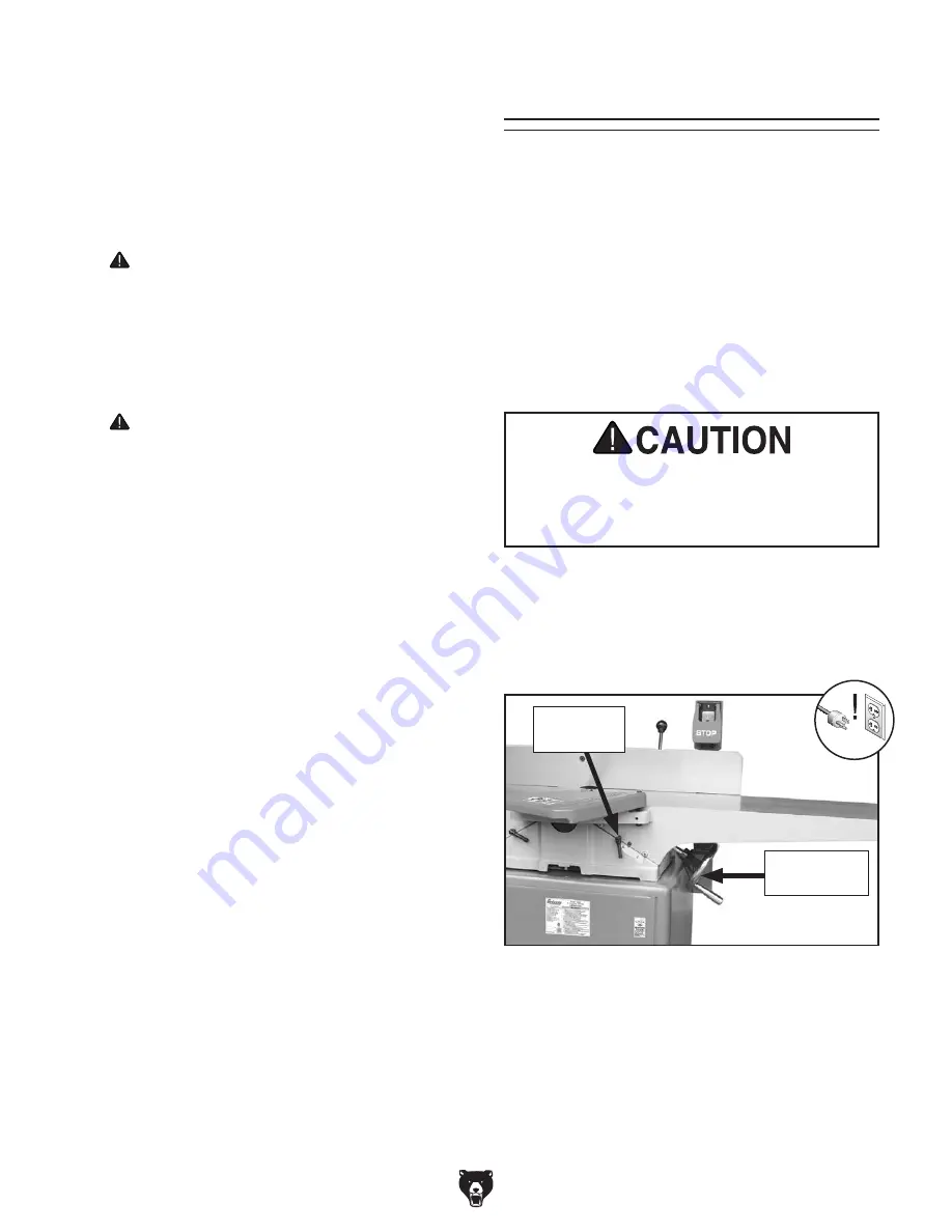 Grizzly G0855 Owner'S Manual Download Page 36