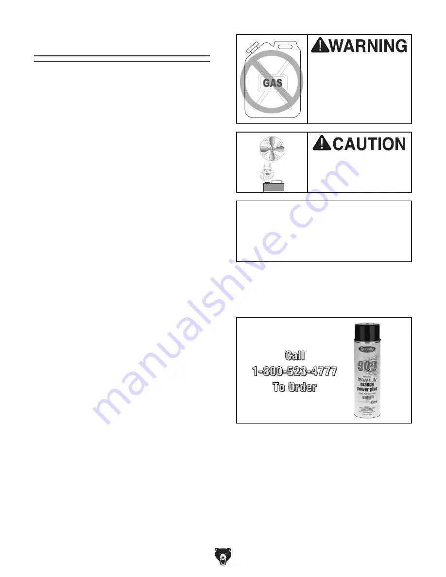 Grizzly G0886 Owner'S Manual Download Page 18