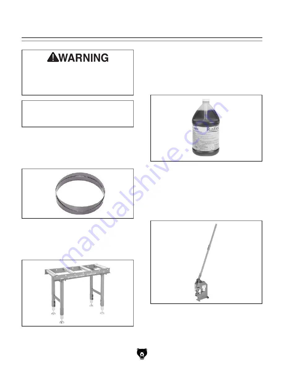 Grizzly G0887 Owner'S Manual Download Page 49