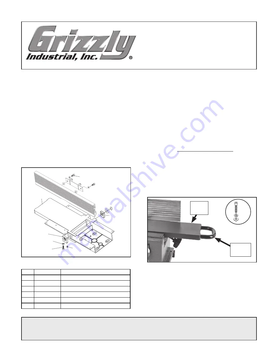 Grizzly G0893 Manual Download Page 1