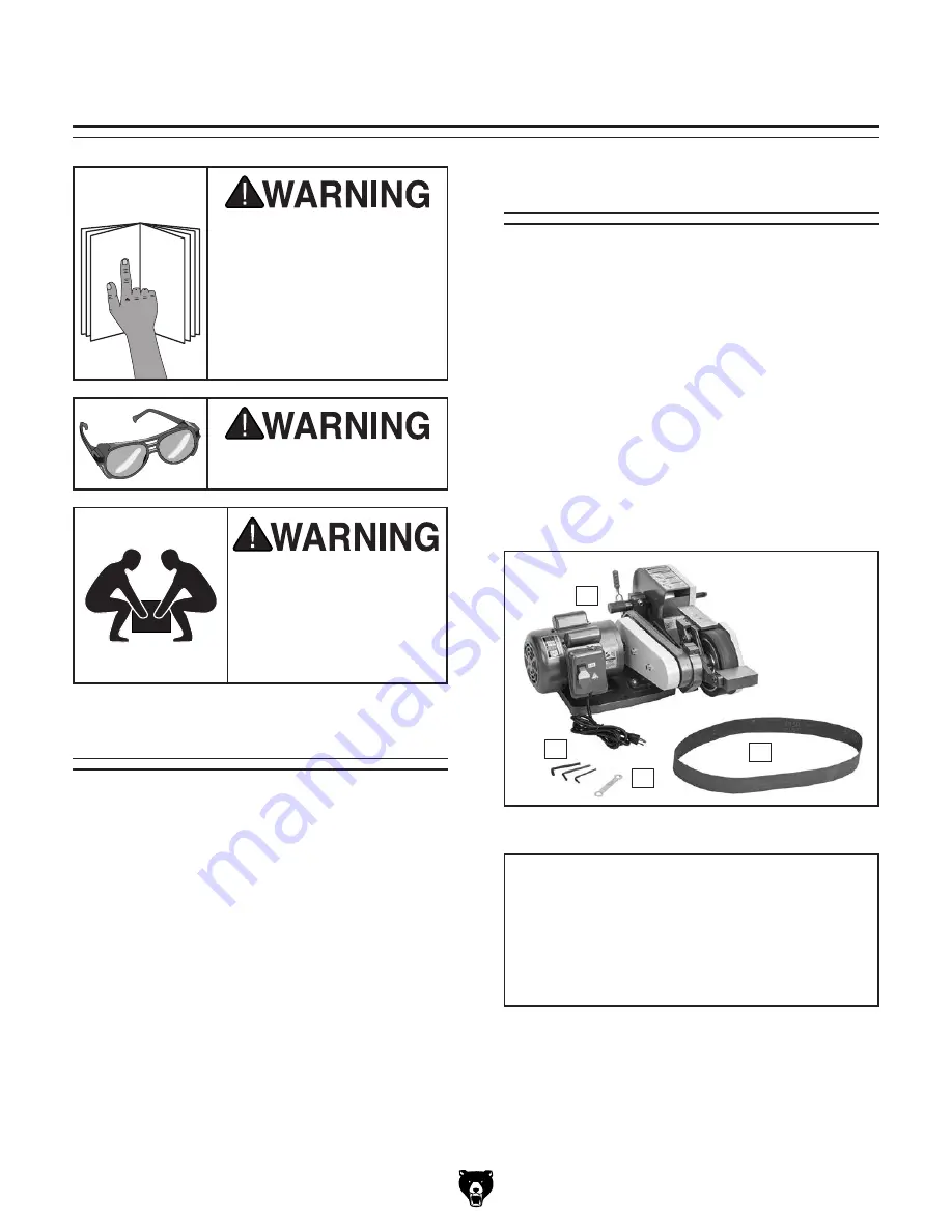 Grizzly G0898 Owner'S Manual Download Page 15