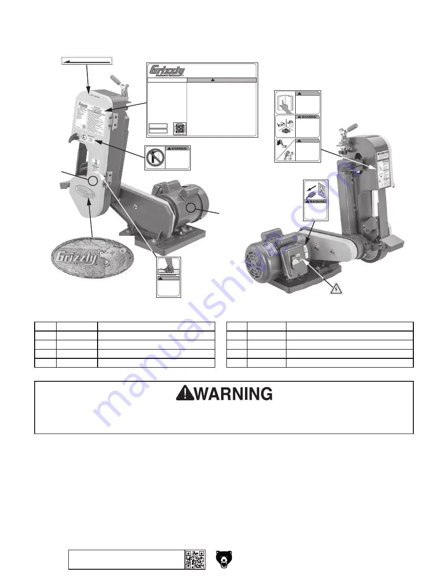 Grizzly G0898 Owner'S Manual Download Page 38