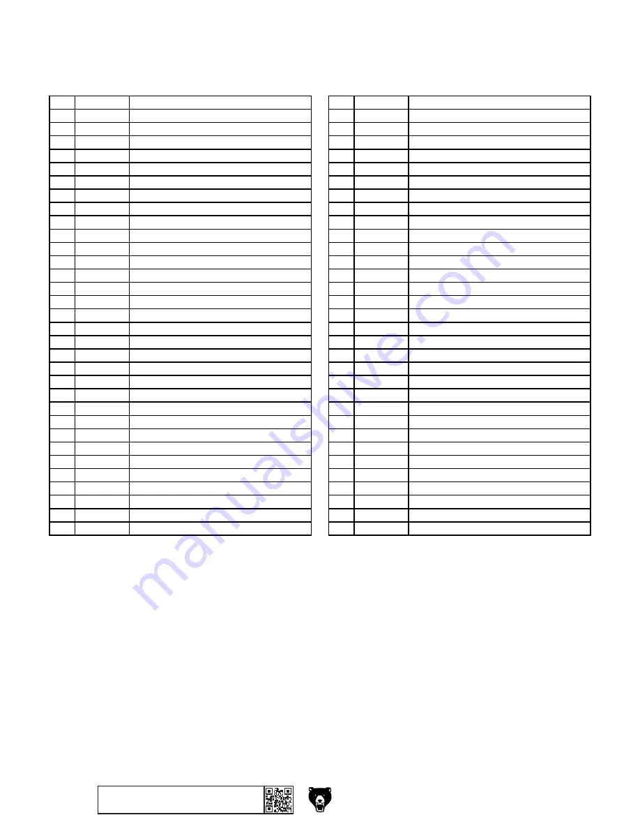 Grizzly G0901 Owner'S Manual Download Page 48