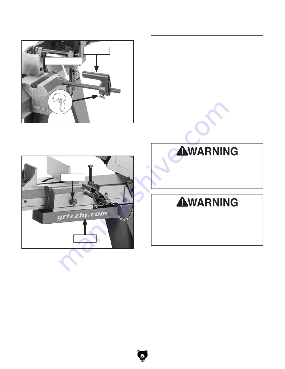 Grizzly G0926 Owner'S Manual Download Page 21