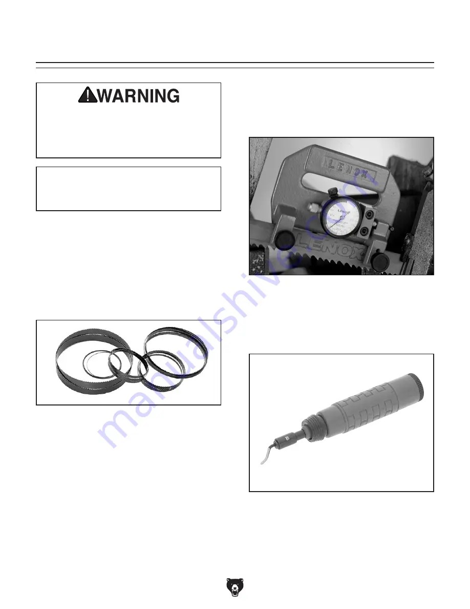 Grizzly G0926 Owner'S Manual Download Page 34