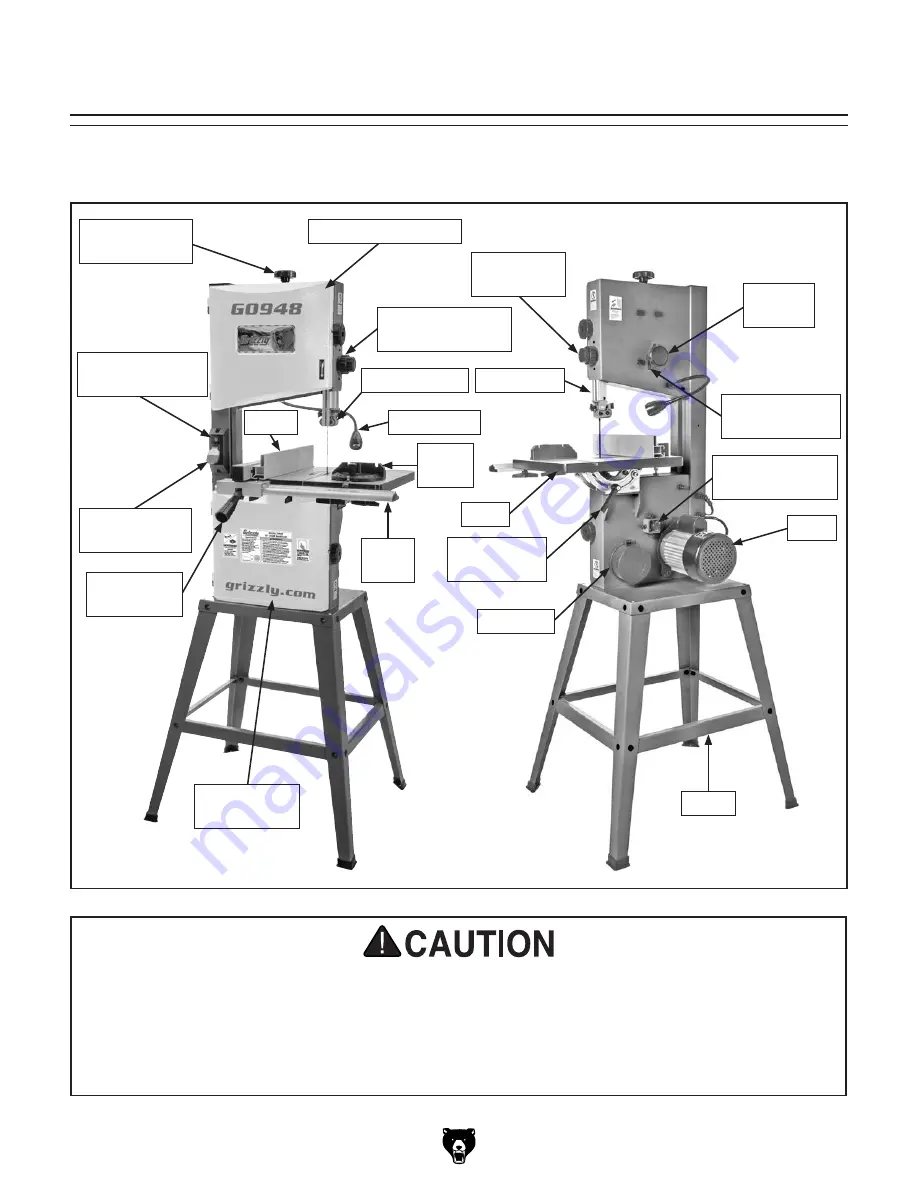 Grizzly G0948 Owner'S Manual Download Page 5