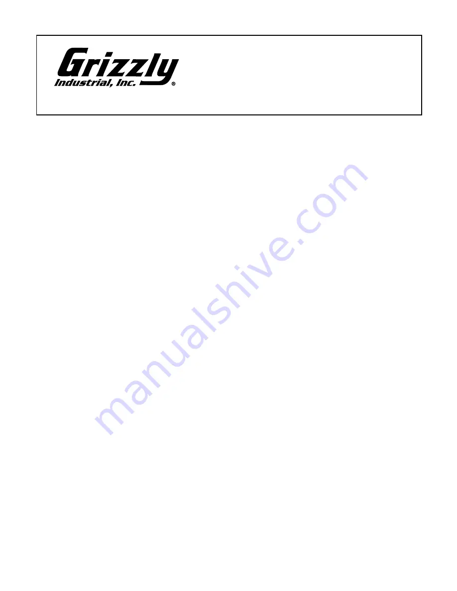 Grizzly G1023SL Series Instruction Manual Download Page 40