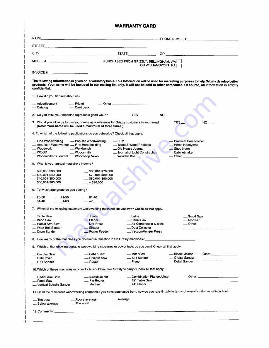 Grizzly G1572 Instruction Manual Download Page 5