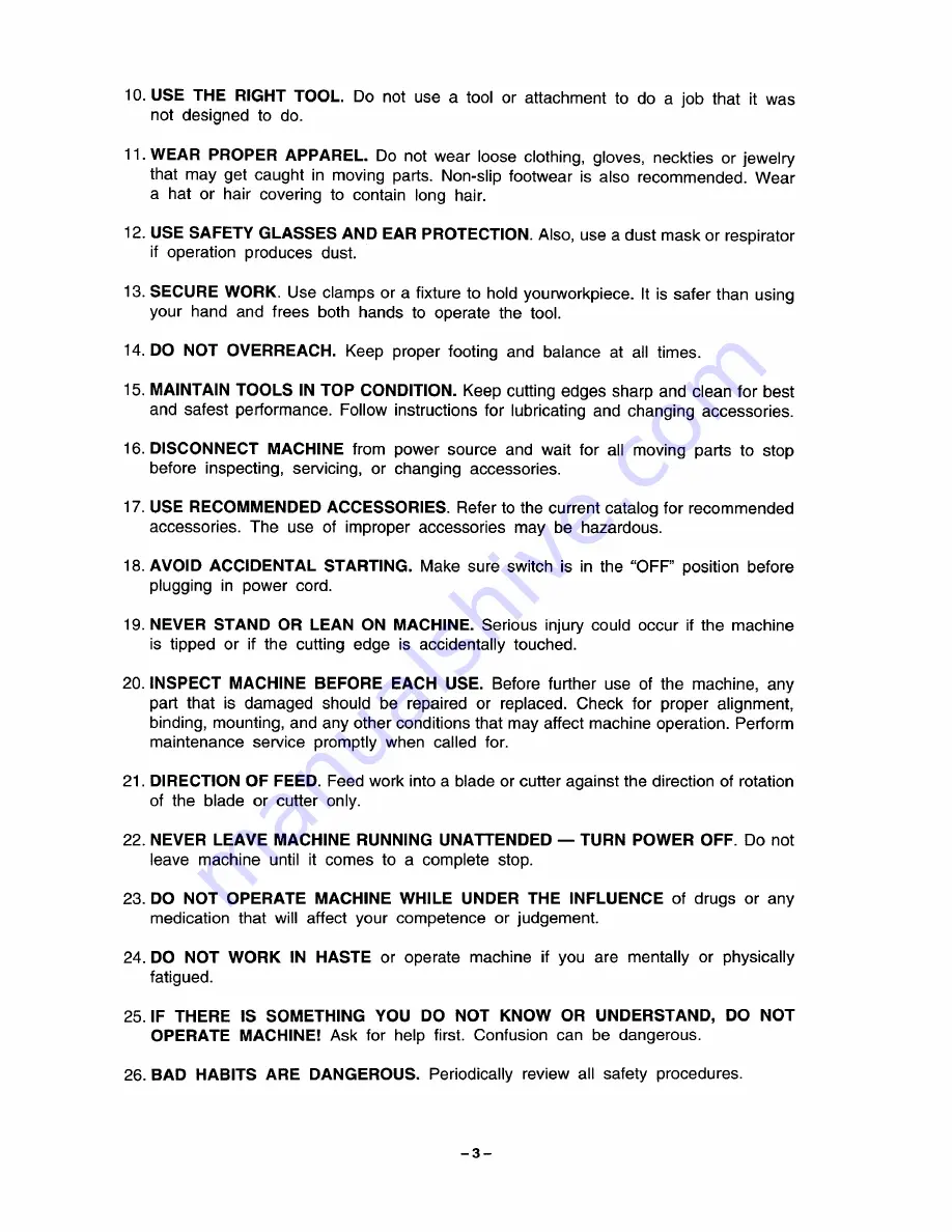 Grizzly G1572 Instruction Manual Download Page 10