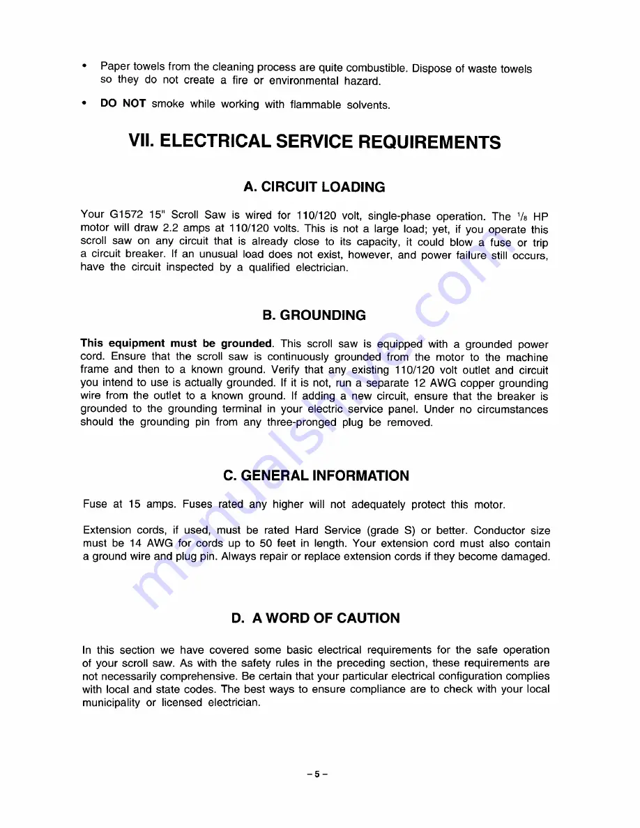 Grizzly G1572 Instruction Manual Download Page 12