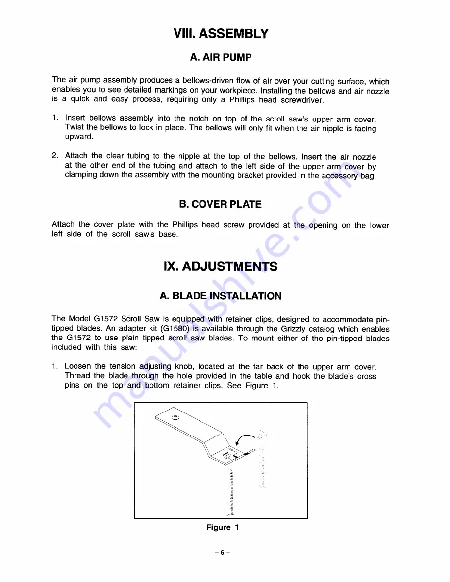 Grizzly G1572 Instruction Manual Download Page 13