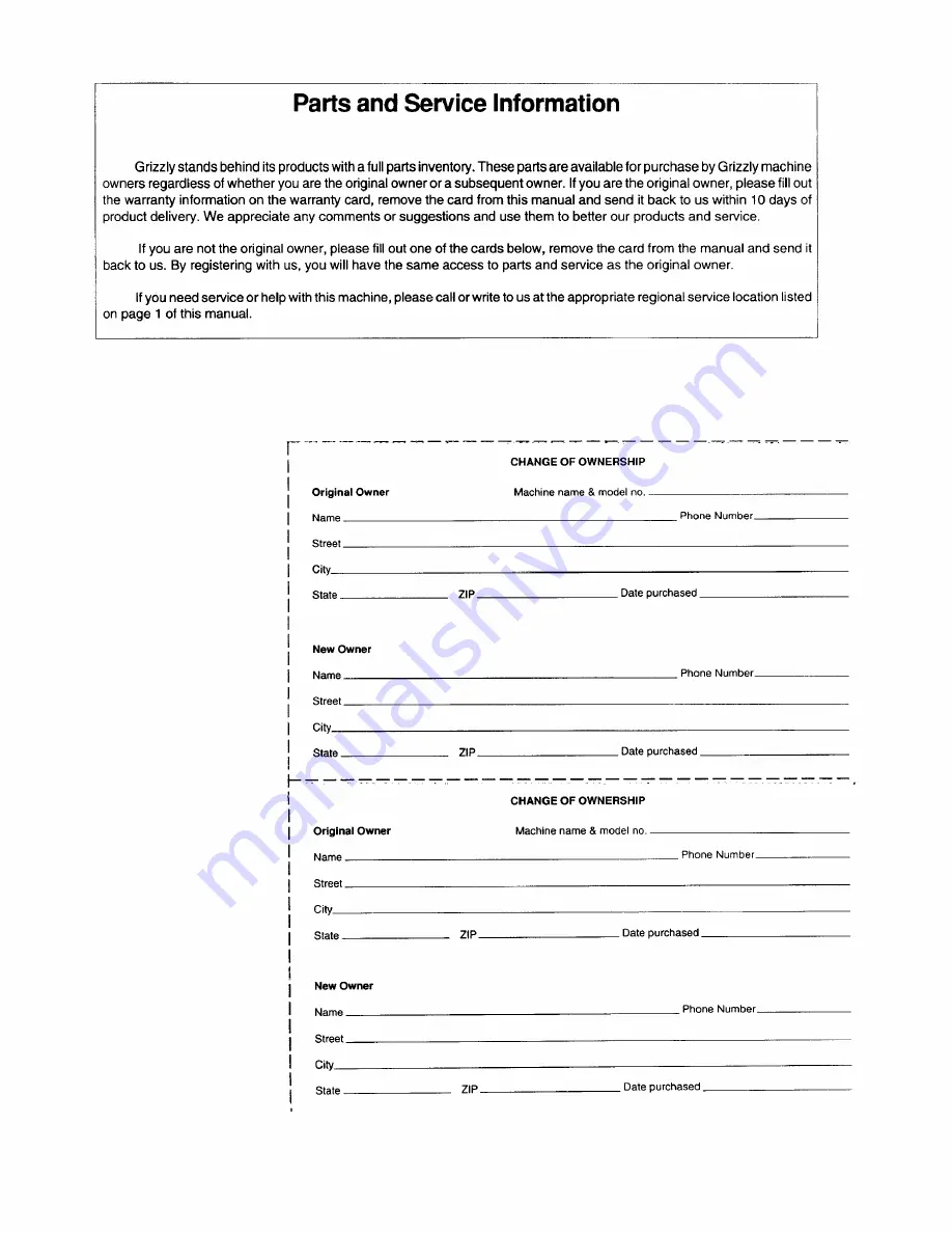 Grizzly G1572 Instruction Manual Download Page 23