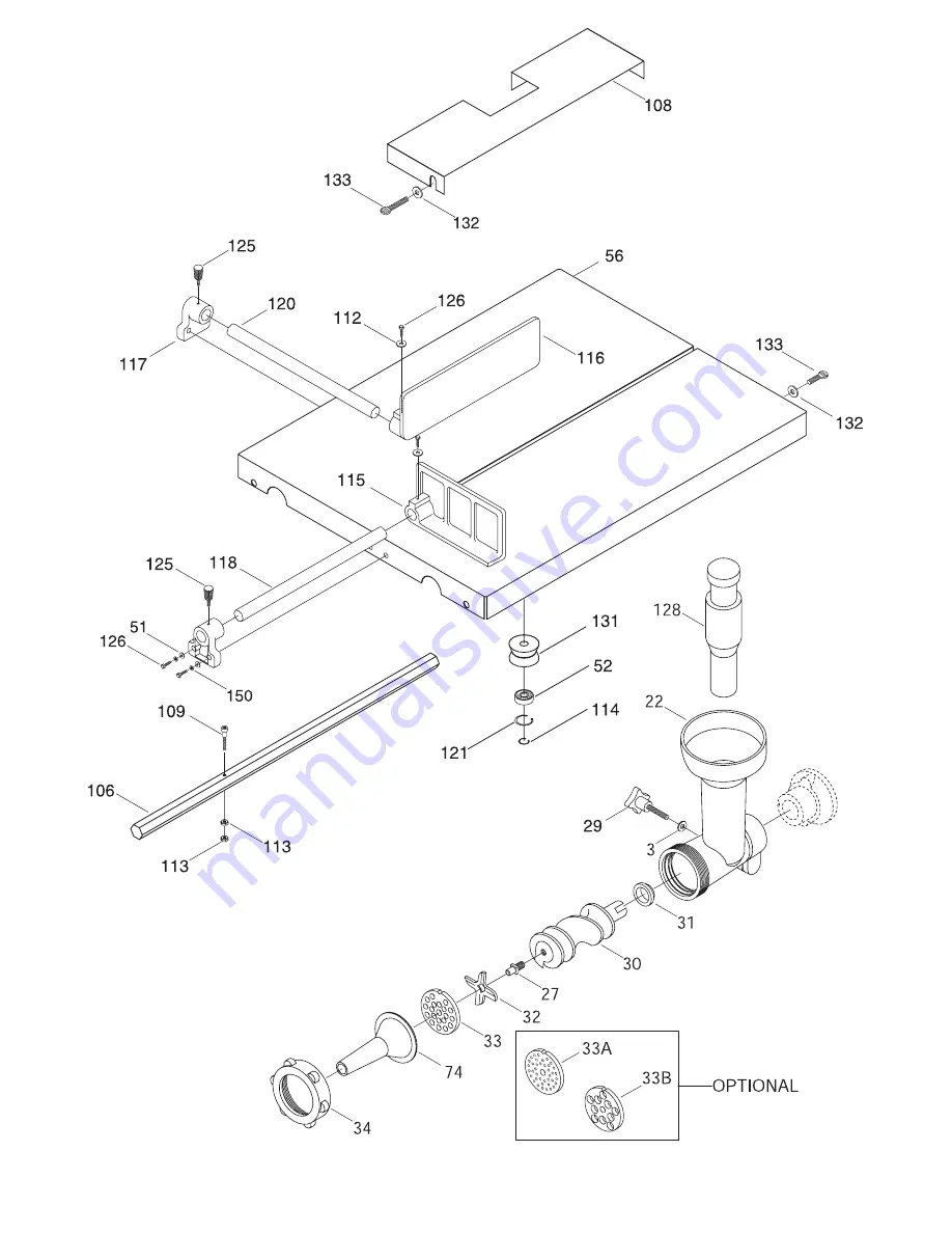 Grizzly G5787 Parts List Download Page 3