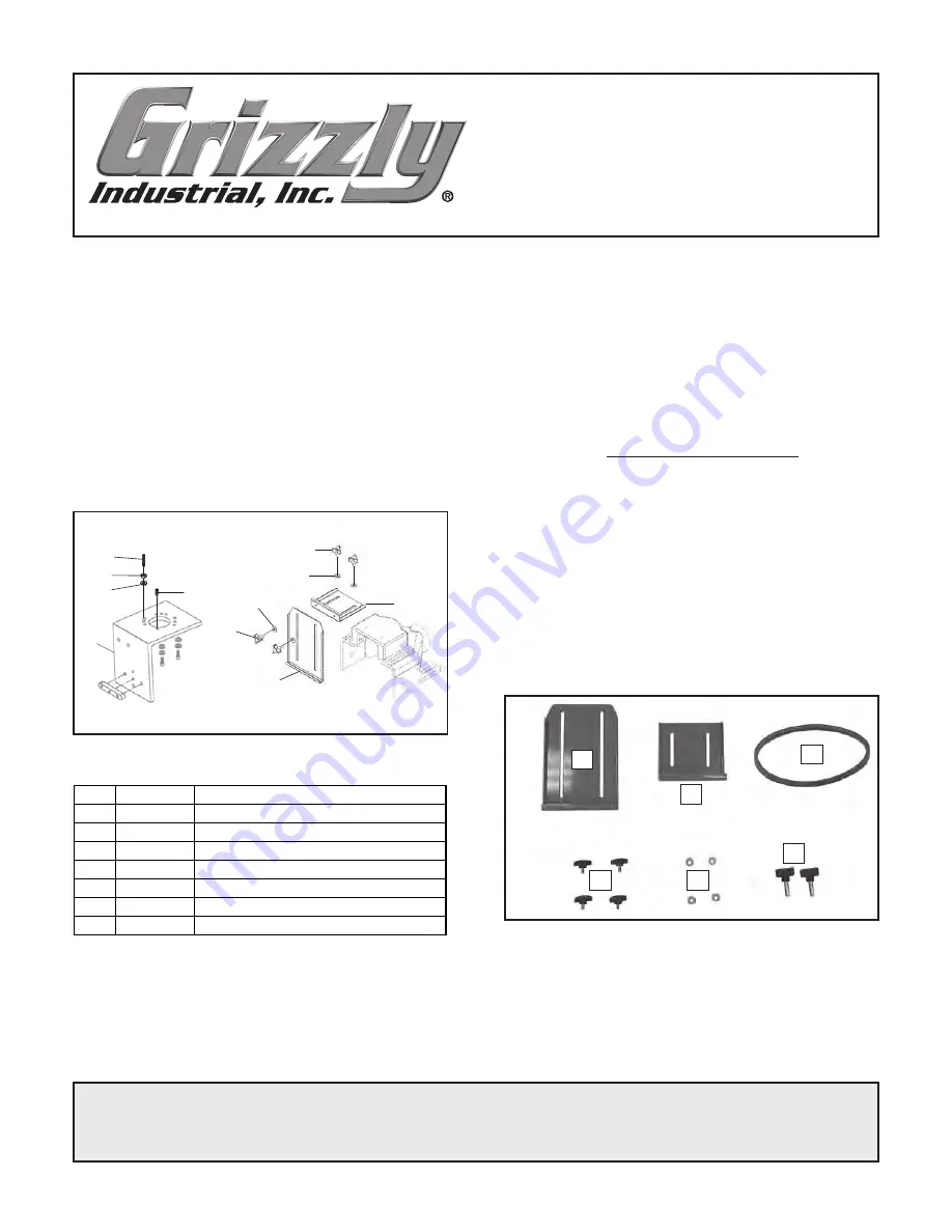 Grizzly G5912Z Owner'S Manual Download Page 1