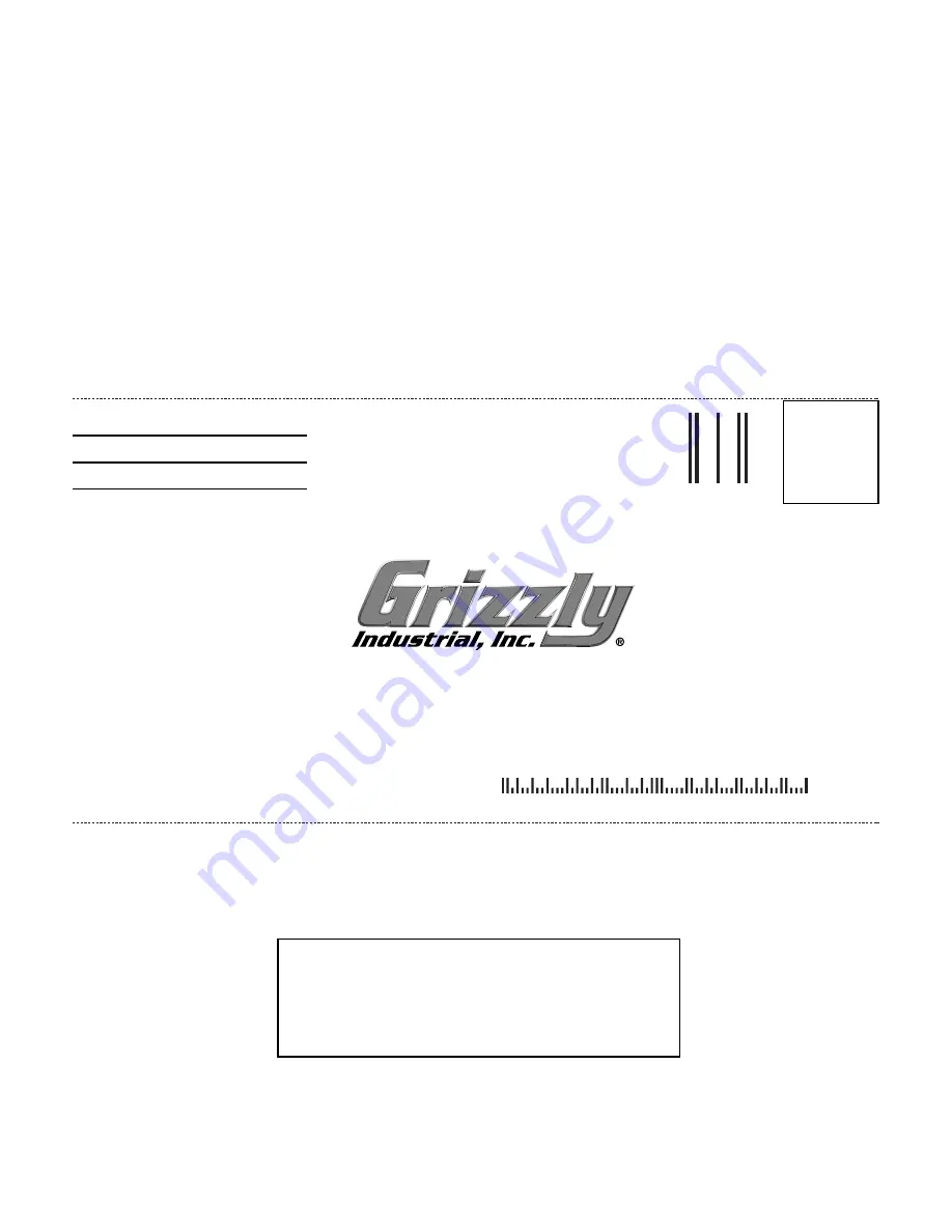 Grizzly G6089 Instruction Manual Download Page 14