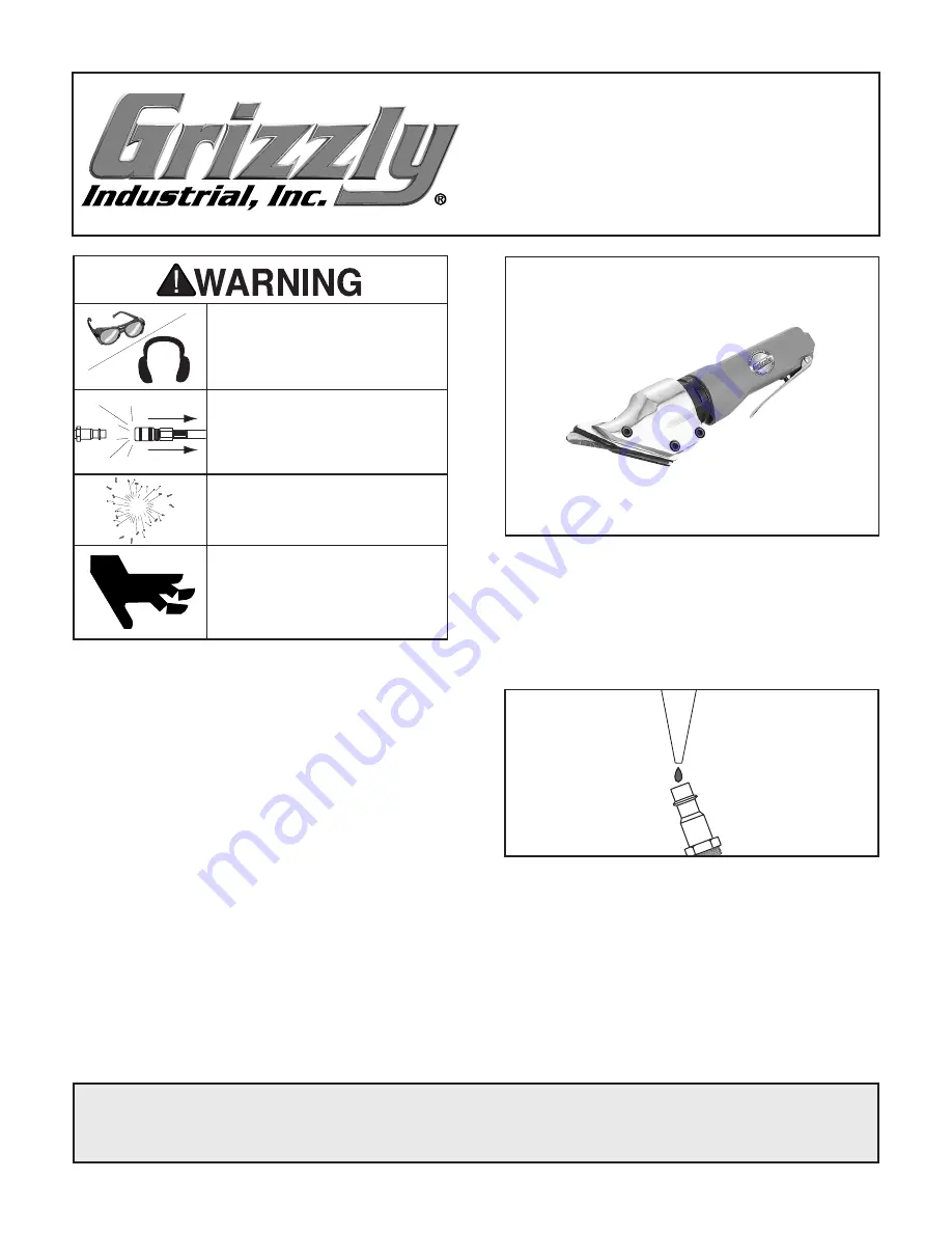 Grizzly G8120 Instruction Sheet Download Page 1